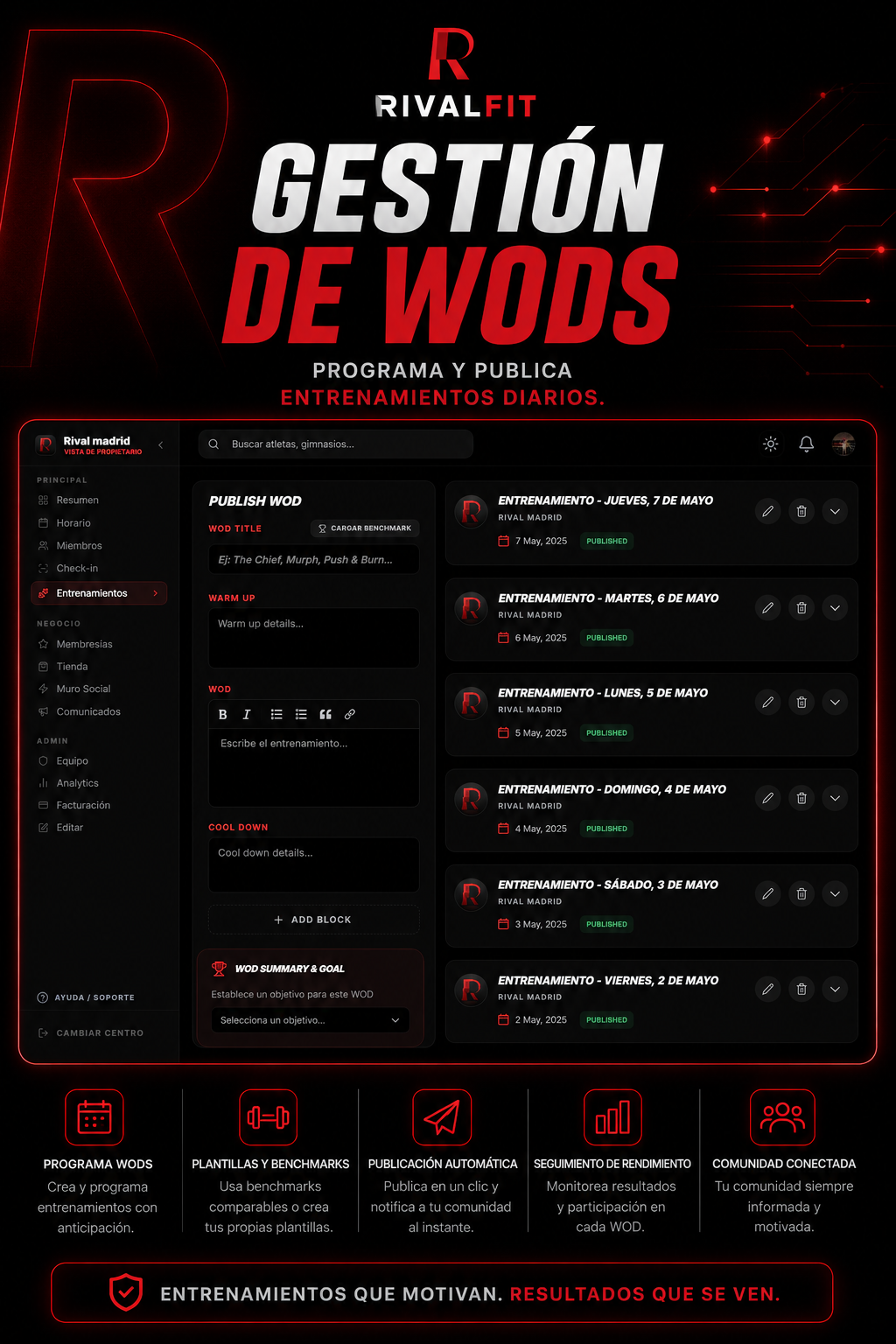 RivalFit Entrenamientos — JGStudio